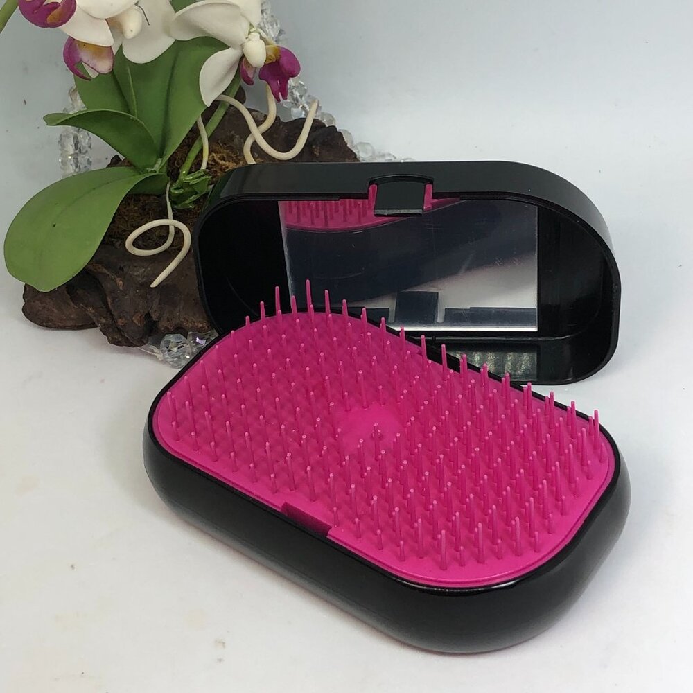 Melody Susie Professional Portable Detangling Hair Brush - Pink & Black - New